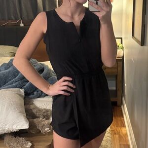 Black Golf Romper